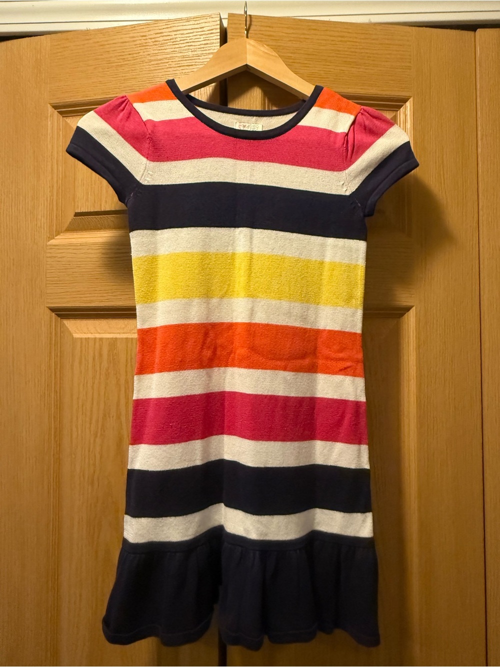 1989 Place Striped Girls Dress SZ  7/8